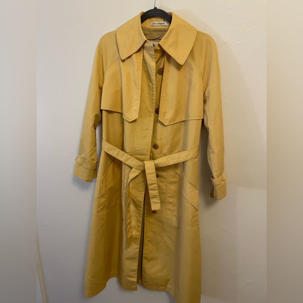 Weatherproof Vintage Mustard Trench Coat (union made!)
